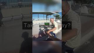 When a Caring Biker Helped a Stanger Catch the Bus...😳