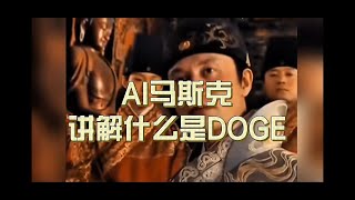 AI马斯克讲解什么是DOGE #doge #elonmusk