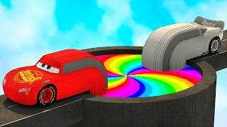 LONG CARS vs RAINBOW PORTAL in Teardown