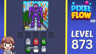 Pixel Flow Level 873 Solution Walkthrough