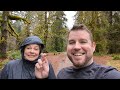 camping in the rain at the beach and a rainforest trip to olympic nat l park