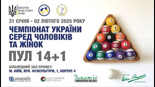 Півфінал: Клестов А. - Лі Т.  Чемпіонат України серед чоловіків - Пул 14+1