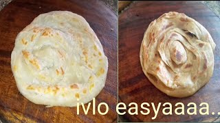 Quick Easy wheat and maida layered parotta / சுலபமான கோதுமை மைதா பரோட்டா