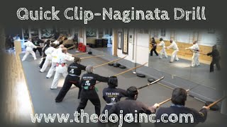 Martial Arts Clips - Naginata Footwork Drill