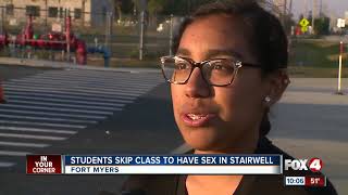 Students having sex in stairwell at South Fort Myers High