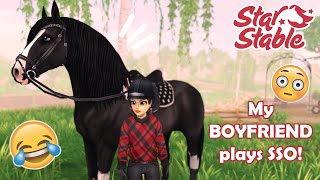 MY BOYFRIEND TRIES SSO FOR THE FIRST TIME! 😳 | Star Stable Online