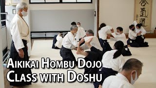 Class with Aikido Doshu Ueshiba Moriteru