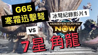 Monster Hunter Now 魔物獵人 冰弩vs 7星角龍 モンハンNow #寒霜迅擊弩 #角龍