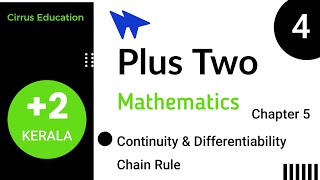 #56 Mathematics|  Plus two |Chapter 5 |Continuity \u0026 differentiability| Part 4 |Chain rule | പ്ലസ്ടു