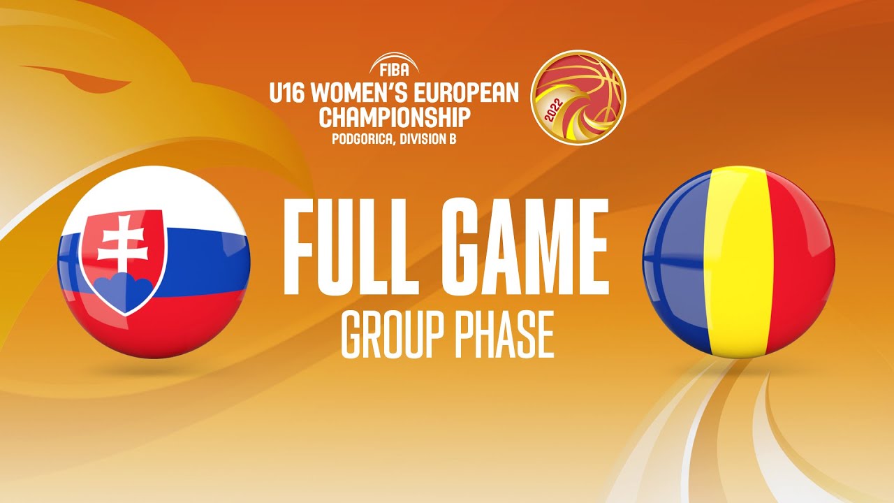 Slovakia V Romania | Full Basketball Game | FIBA U16 Women's European ...