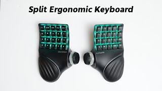 【期待の分割無線キーボード！】 美しいデザインに注目 KEYKRUSH ORCA レビュー | KEYKRUSH ORCA : Split Ergonomic Keyboard Review