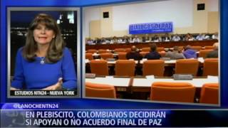 Hoy en la noche, análisis de la primera gran encuesta sobre el Plebiscito Para La Paz III