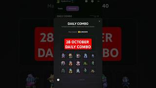 Pixel Tap 28 October Daily Combo | Today Pixel Tap Daily Combo #pixeltap #airdrop