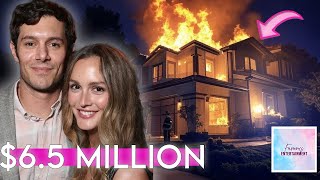 Adam Brody \u0026 Leighton Meester | House Tour | $6.5 Million Pacific Palisades Mansion That Burnt Down