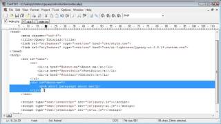 jQuery 163 Tabs