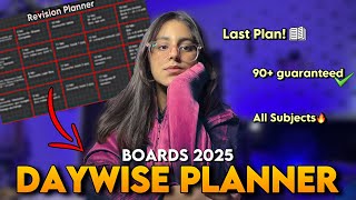 My Secret *Day wise Plan* for BOARDS to Score 90+🔥📅|| Study Motivation for #cbseclass12 Students⏱️