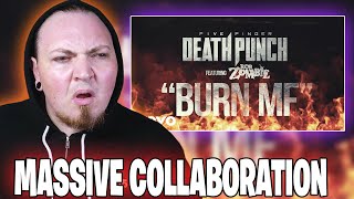 FIVE FINGER DEATH PUNCH - Burn MF (featuring ROB ZOMBIE) - Official Lyric Video | REACTION
