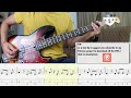 Alice Merton - No Roots BASS COVER + PLAY ALONG TAB + SCORE PDF