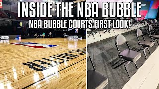 Inside The NBA Bubble | Our First Look at The NBA Bubble Courts In Orlando