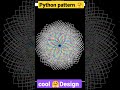 new Cool Design in python #short #shorts #program #code #coding #reels #video #status #viral #trend🤗