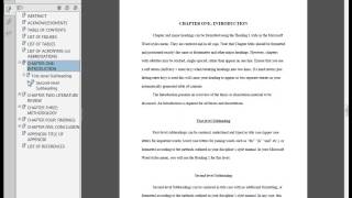 UCF ETD Tutorial: Body Content