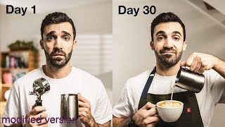 I Tried to Master Espresso in 30 Days (Beginner to Barista Journey)