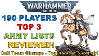 Astra Militarum's MOST Competitive lists? 1st and 2nd at 190 player 40k GT!