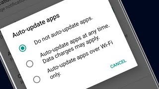 How to turn off automatic updates of apps on Google Play Store