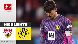 VfB Stuttgart - Borussia Dortmund 2-1 | Highlights | Matchday 11 – Bundesliga 2023/24