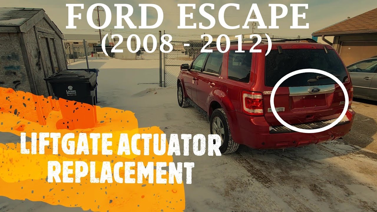 Ford Escape - LIFTGATE LATCH / ACTUATOR MOTOR REPLACEMENT (2008 - 2012 ...