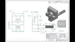 Learning Solid Edge: (Lab 9)