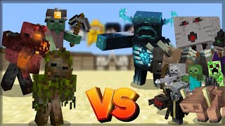 Minecraft: ROTTEN CREATURES VS MINECRAFT MOBS ! - BATALHA DE MOBS