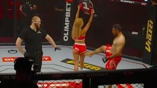 Iranian MMA Fighter Attacked Post-Fight for Kicking Ring Girl!