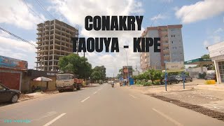 Africa vlog Guinea Conakry city: TAOUYA Marché - KIPE ( centre emetteur)