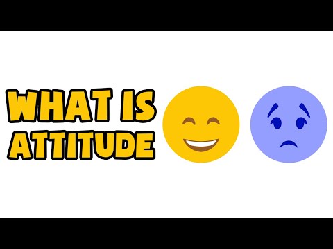 What is a good sentence for attitude?