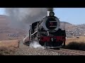 steam locomotive 19d gallops alongside the stunningly beautiful valley to riverside