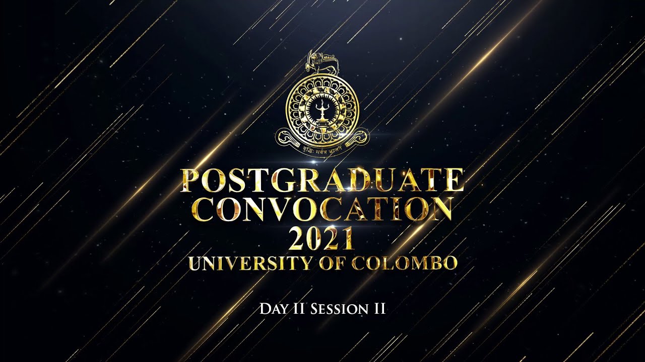 Postgraduate Convocation 2021 Day 2 Session 2 Youtube