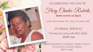 The Funeral Service of Flory Chadee-Roberts (Better known as Agnis)