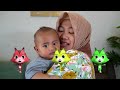 mamah merawat bayi azam sakit demam 🤕 salsa and family