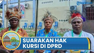 Perempuan Adat Suku Kamoro di Mimika Suarakan Hak Kursi di DPRD saat Acara Sarasehan KMAN VI Papua