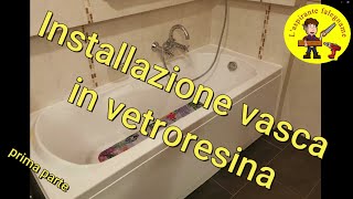 vasca da bagno fai da te.  in guida n°1 di 2 senza opere murarie.  Guida tutorial