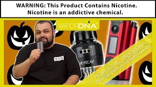 How-To With VaporDNA ~ The Pixie RDA \u0026 TopSide Squonker Box Mod