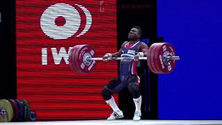 Bernardin Kingue Matam (69) - 175kg Clean and Jerk @ 2015 Senior World Championships