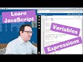 JavaScript tutorial 6/24: Variables, Expressions and Operators | Coding for beginners