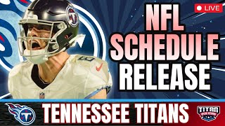 How Many Prime Time Games did the Tennessee Titans Get? | NFL Schedule Release  🏈