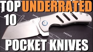 Better Than Bestselling EDC Knives? | Top 10 Underrated Everyday Carry Pocket Knives