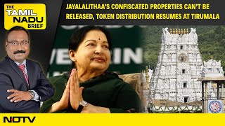 Jayalalithaa’s Confiscated Properties Can’t Be Released, Token Distribution Resumes At Tirumala