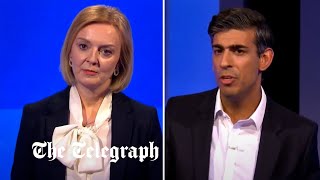 Tory leadership debate: Rishi Sunak attacks Liz Truss’s ‘fairytale’ economic plan