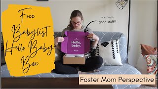 FREE (mostly) BABYLIST HELLO BABY BOX 2022: A Foster Parent's Perspective