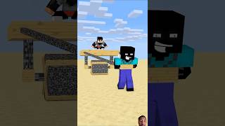 HELP Herobrine To Power Up And Pull A Cart #friendship #shorts #trending #anime #shorts #youtube